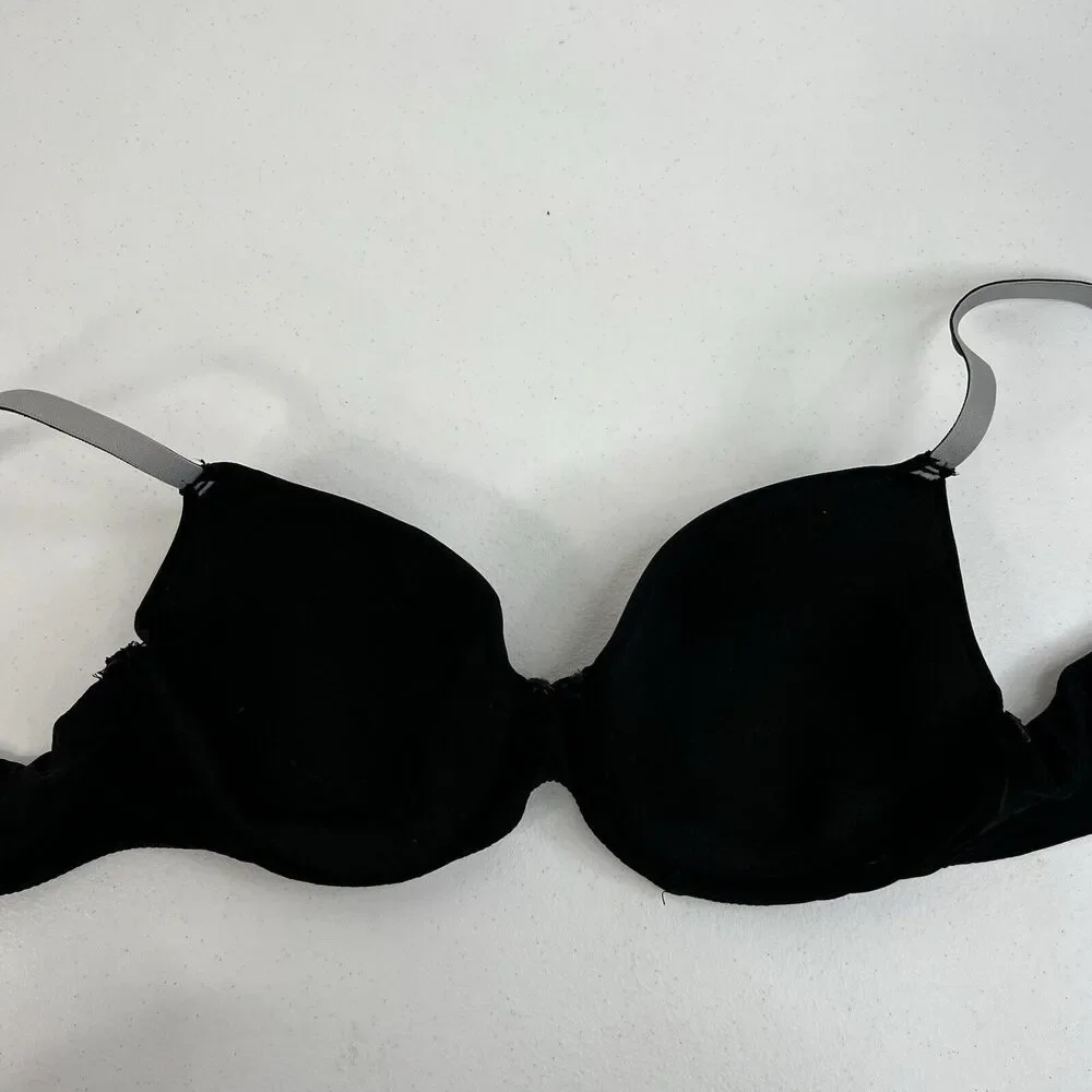 Kindly Yours Sz 36A T-Shirt Bra Sustainable Tailored Black Full Coverage Women’s
